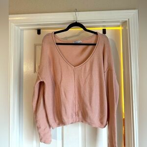 Arizona light pink v neck sweater